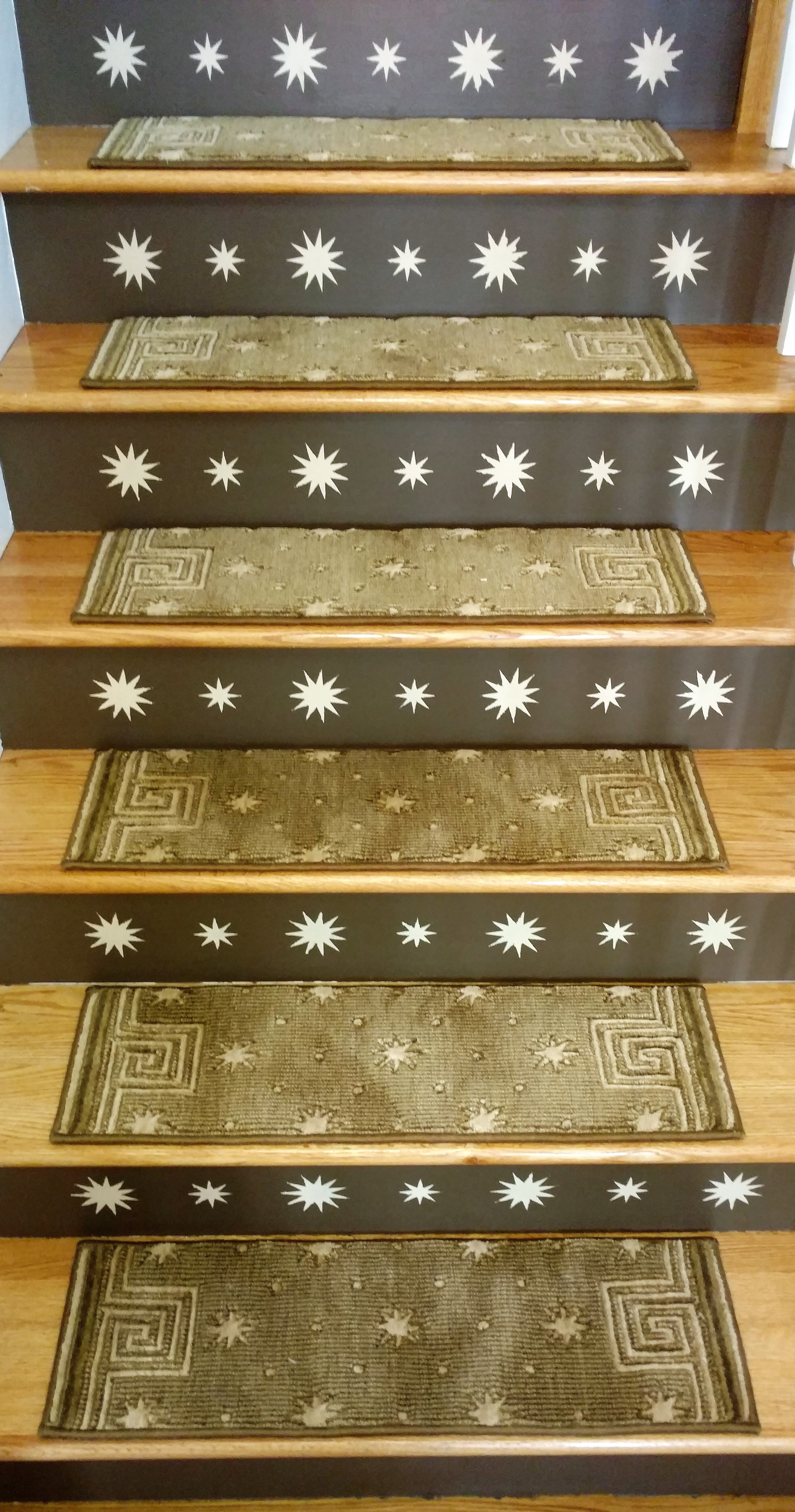 Cosmopolitan By Nourison Celestial C95R Spruce Custom Stair Treads