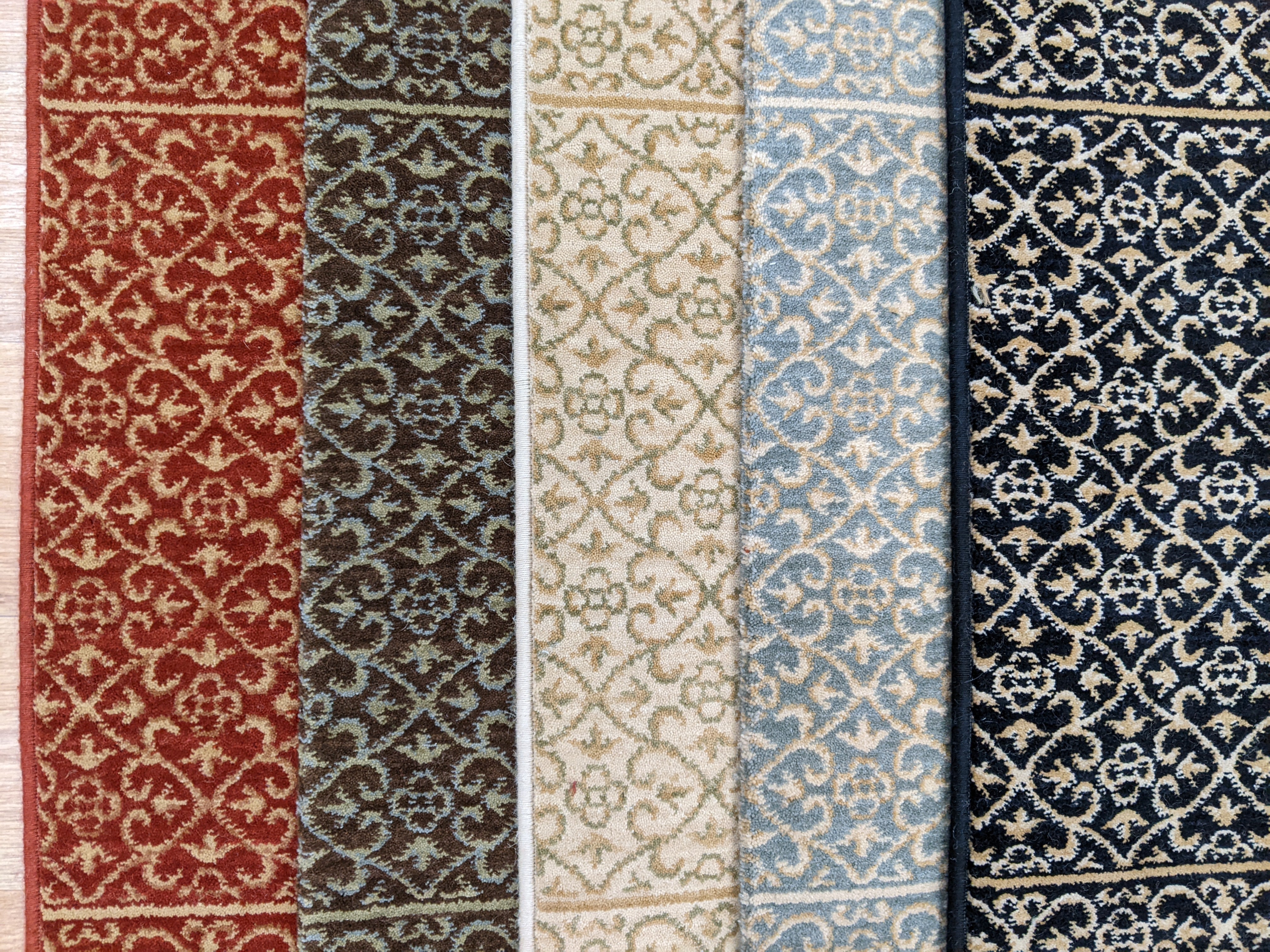 Chateau Reims Collection Available in 5 Colors and Stair Runners and Stair Treads
