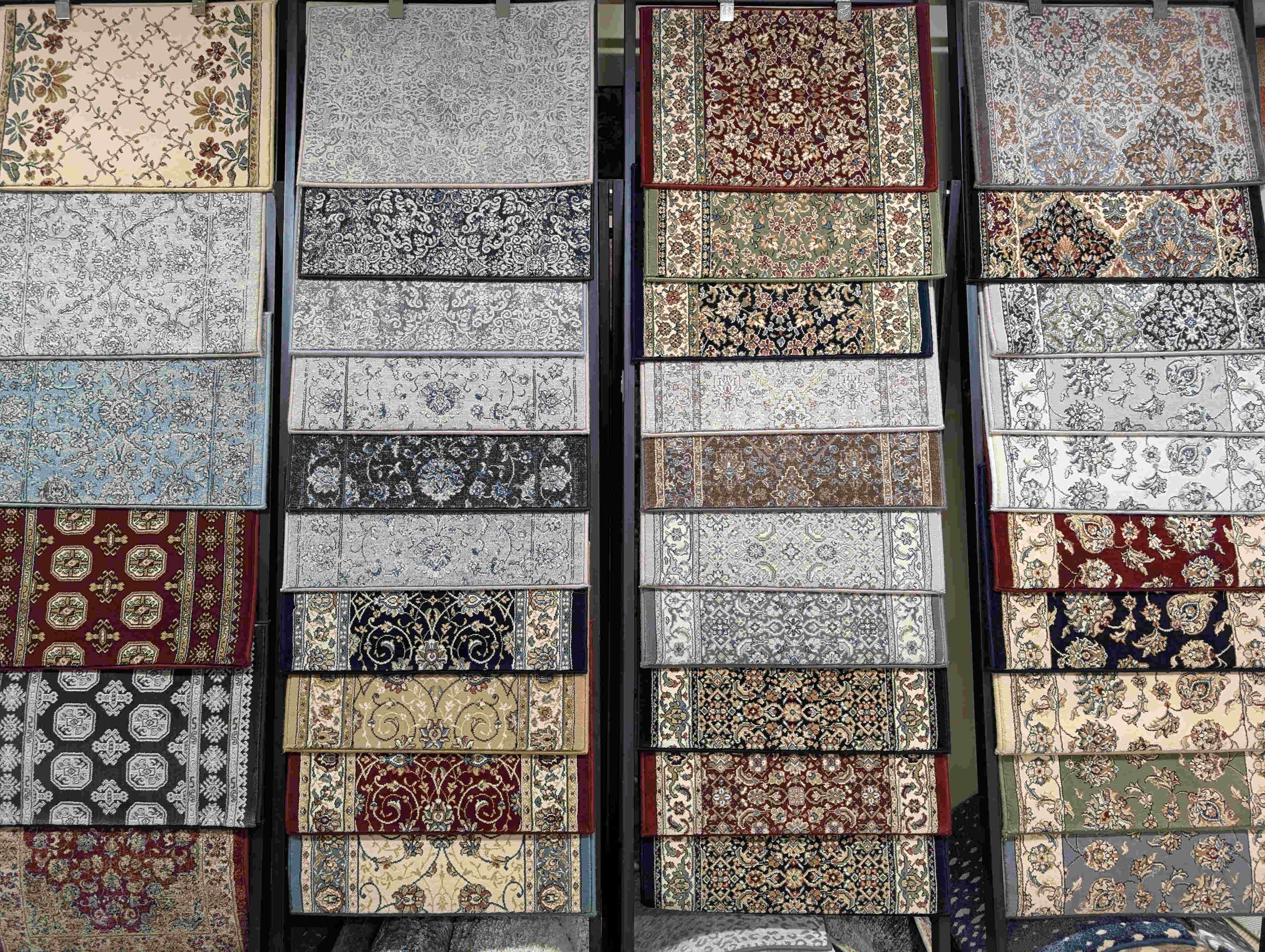 63 Ancient garden Stair Runners, Stair Treads and Matching Area Rugs