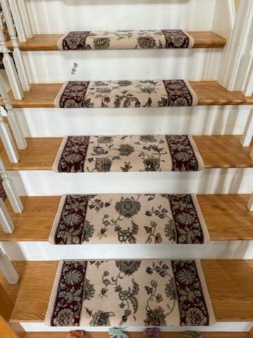 Dynamic Stair Runner 33in x 12in Bullnose Brilliant Beige Stair Runner 7226-191 - 26 and 33 Inch Sold By the Foot