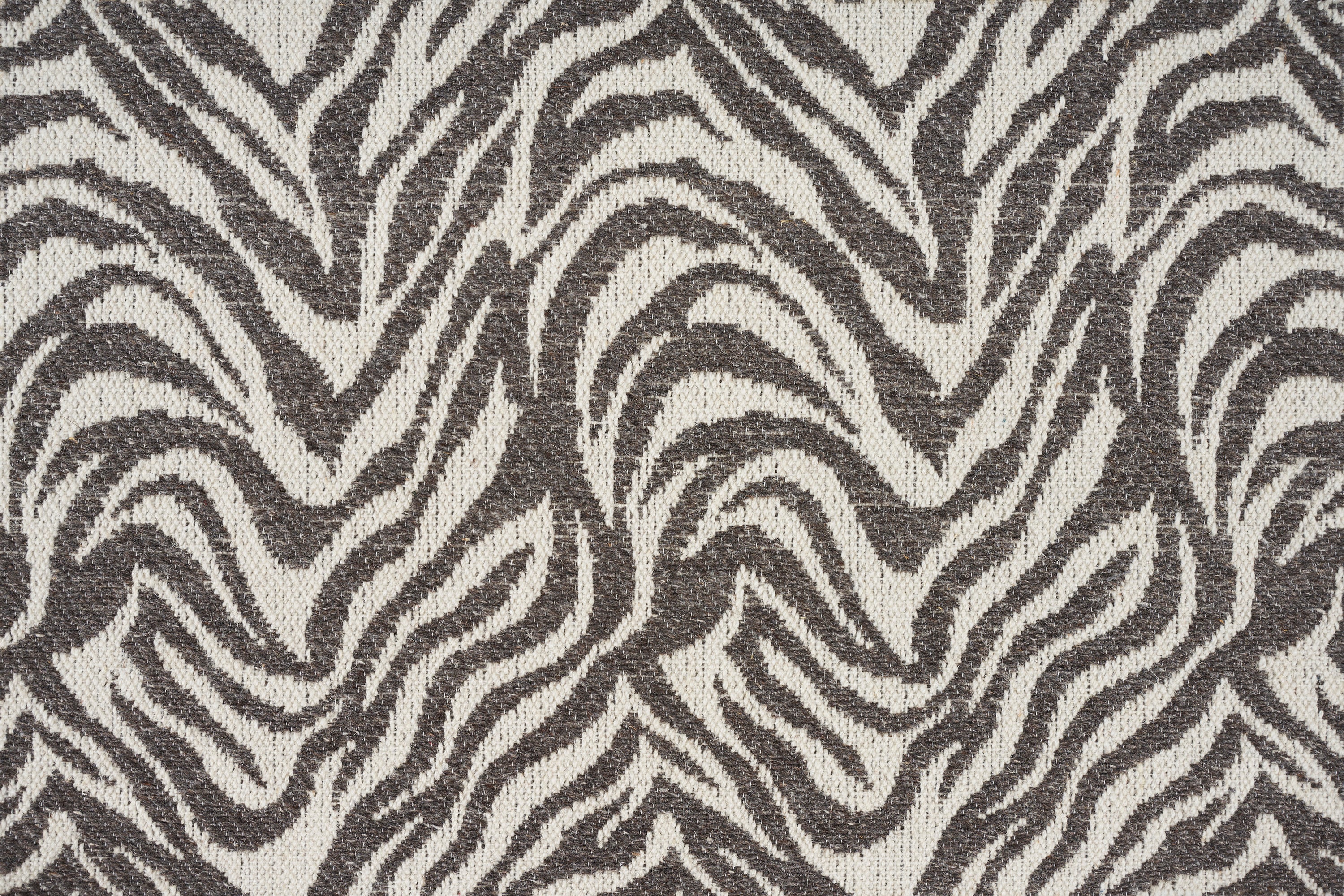 Nourison Naturals Mountain Zebra Charcoal Stair Runner-Stair Treads and Matching Area Rugs