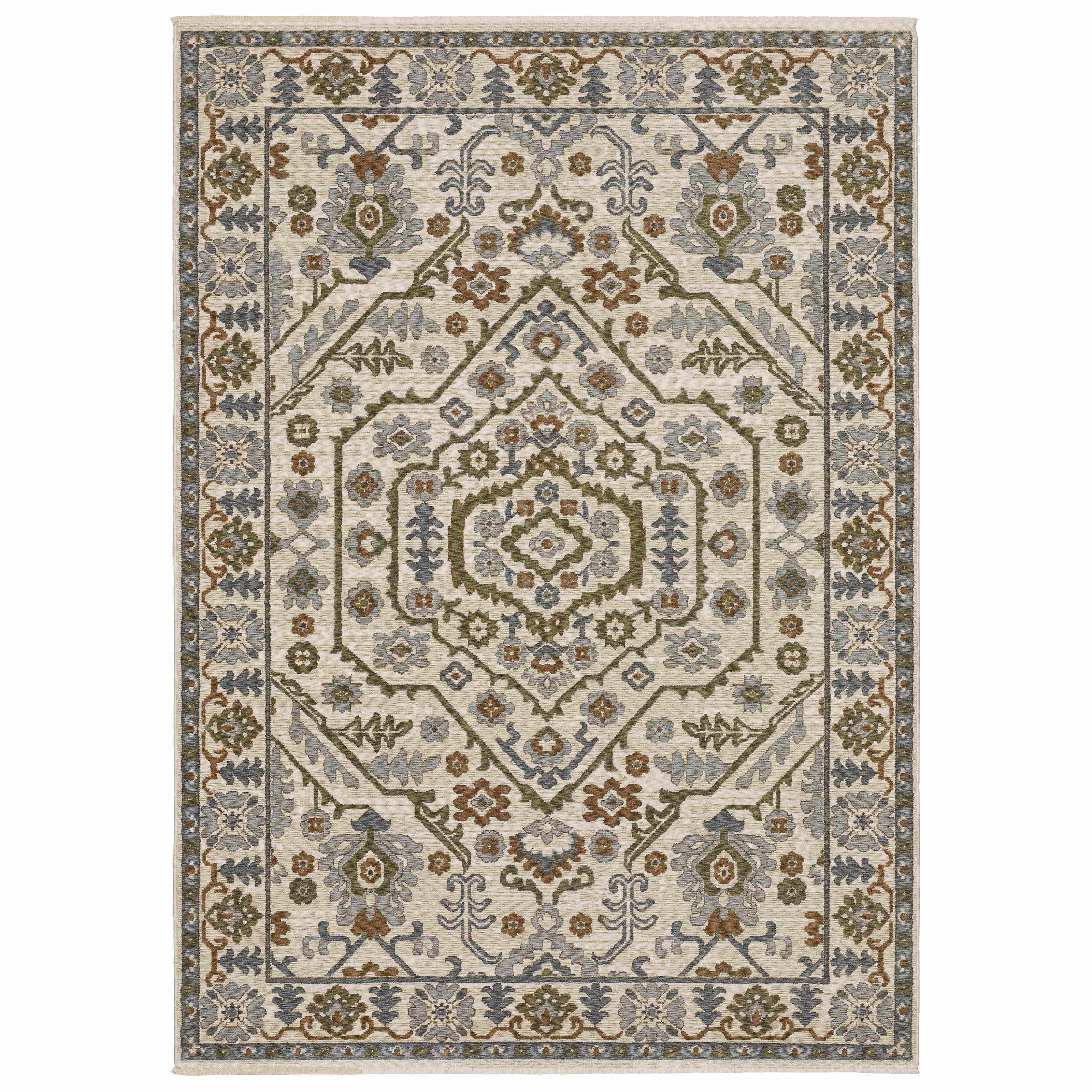 Oriental Weavers Area Rugs Hastings Area Rugs HA02i Beige-Beige in Many Sizes