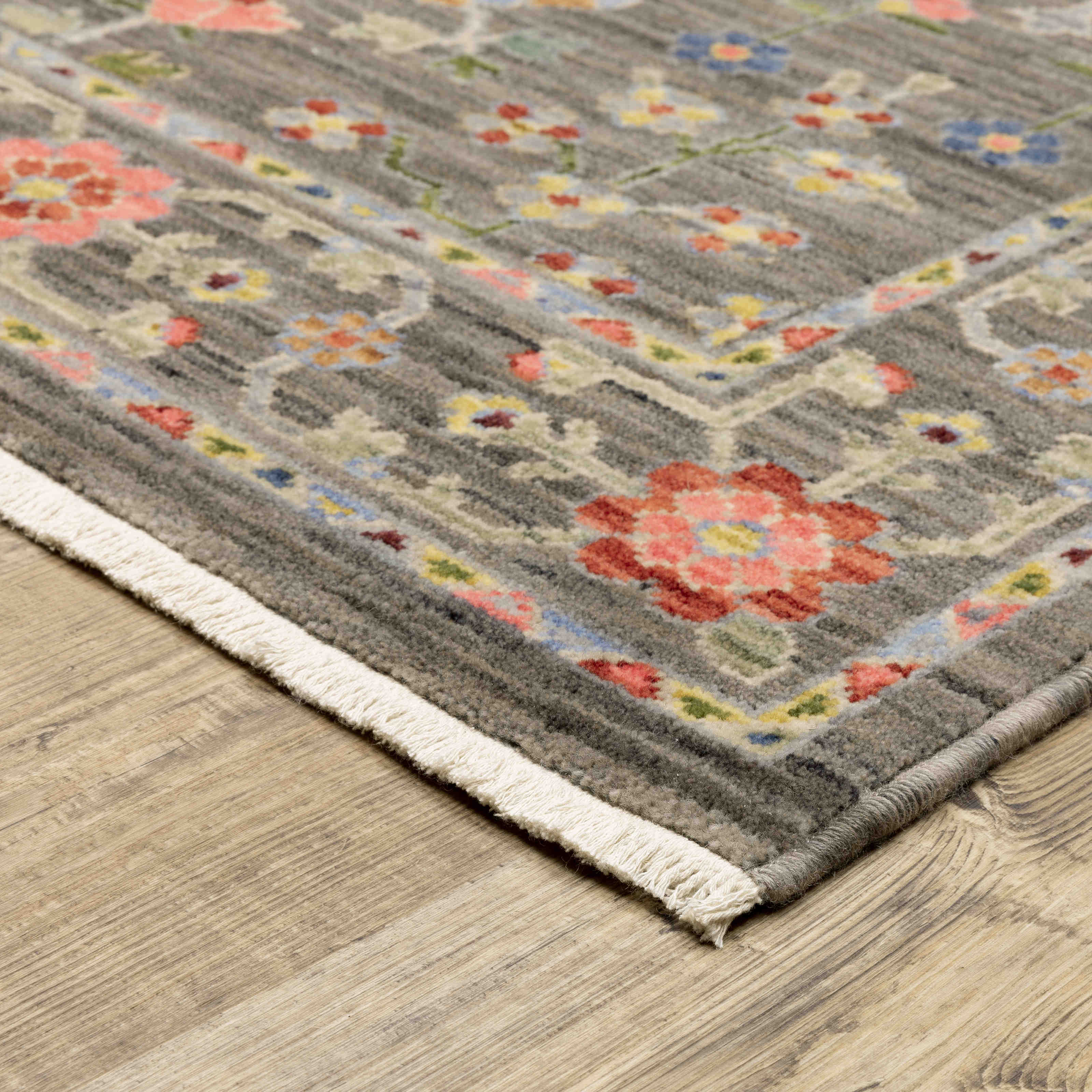 Lucca Area Rugs 93k Mocha Oushak Wool-Nylon In 8 Sizes By OW Rugs