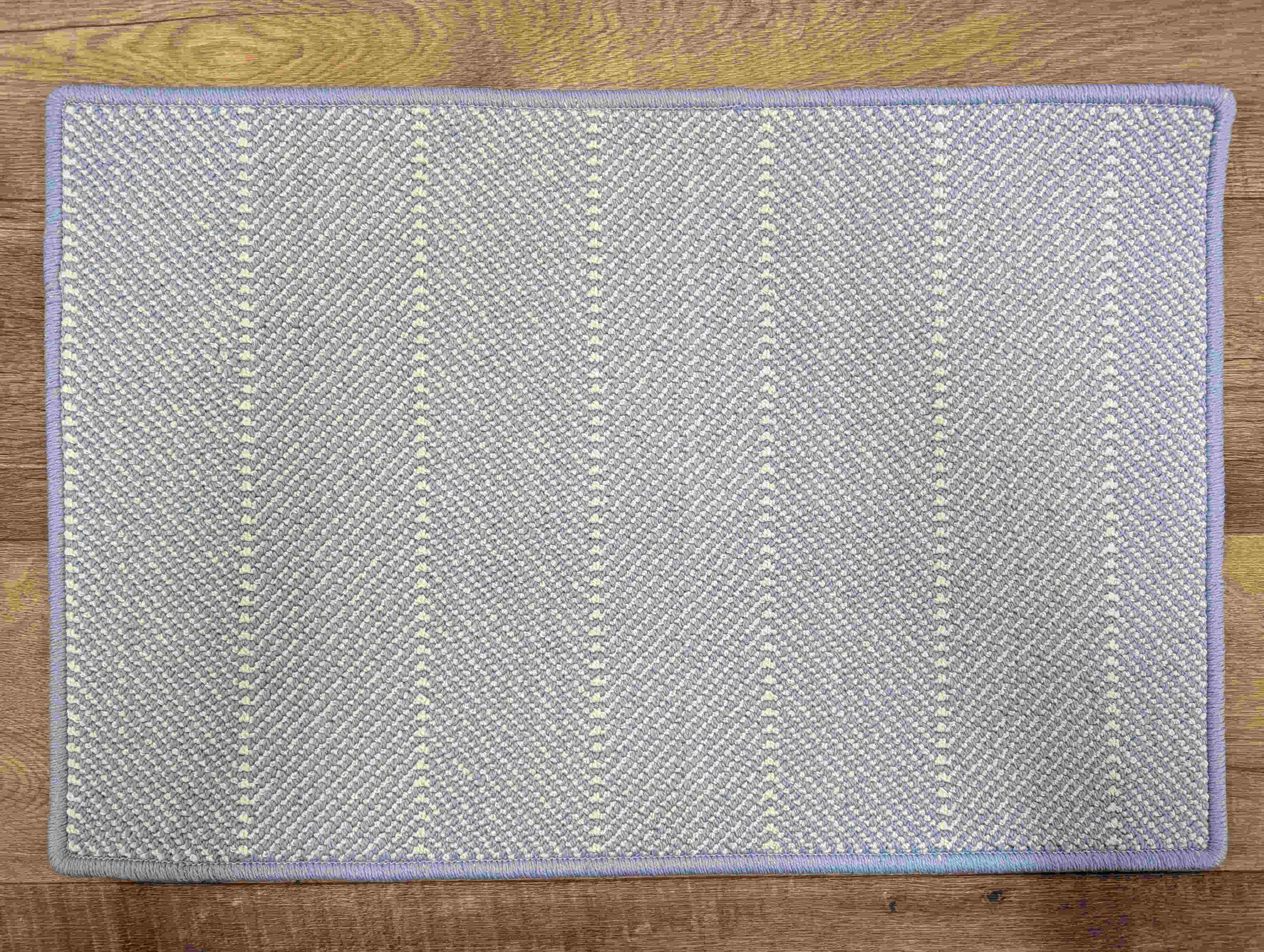 Prestige Mills Stair Runners Blue Herringbone Stair Runner-Stair Treads and Matching Area Rugs