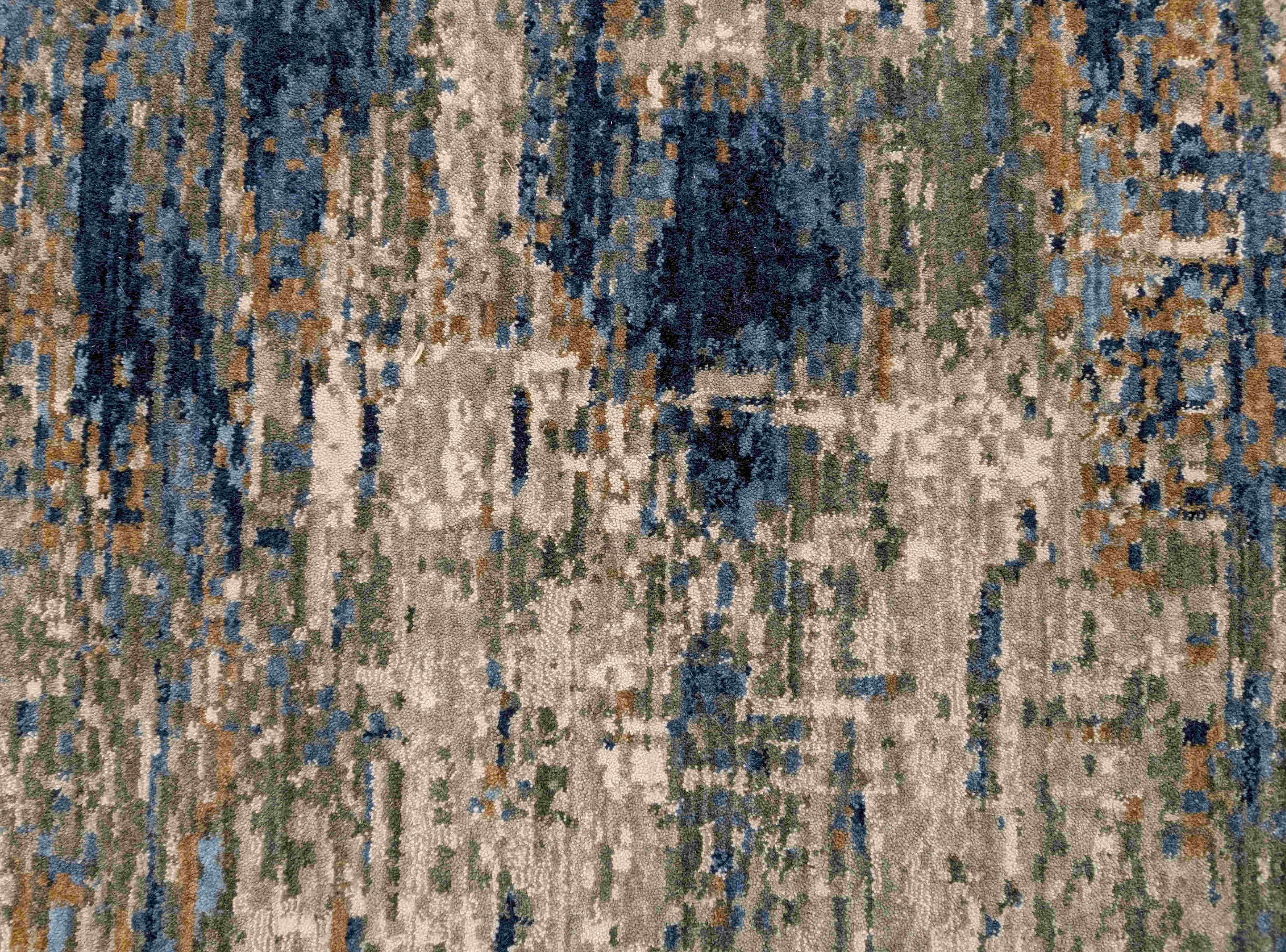 Rizzy Home Area Rugs Anatolia Area Rugs ANT744 Blue in 21 Sizes Hand Washed and Hand Finished