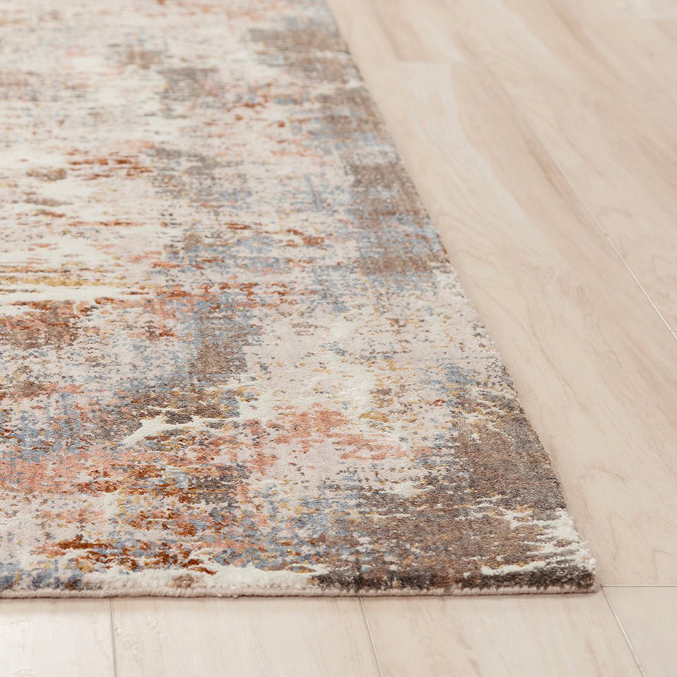 Rizzy Home Area Rugs Logan Area Rugs LOG730 Beige in 21 Sizes Hand Washed and Hand Finished