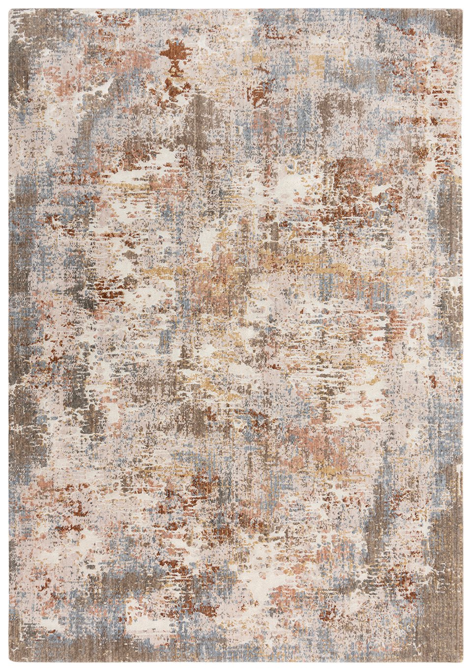 Rizzy Home Area Rugs Logan Area Rugs LOG730 Beige in 21 Sizes Hand Washed and Hand Finished