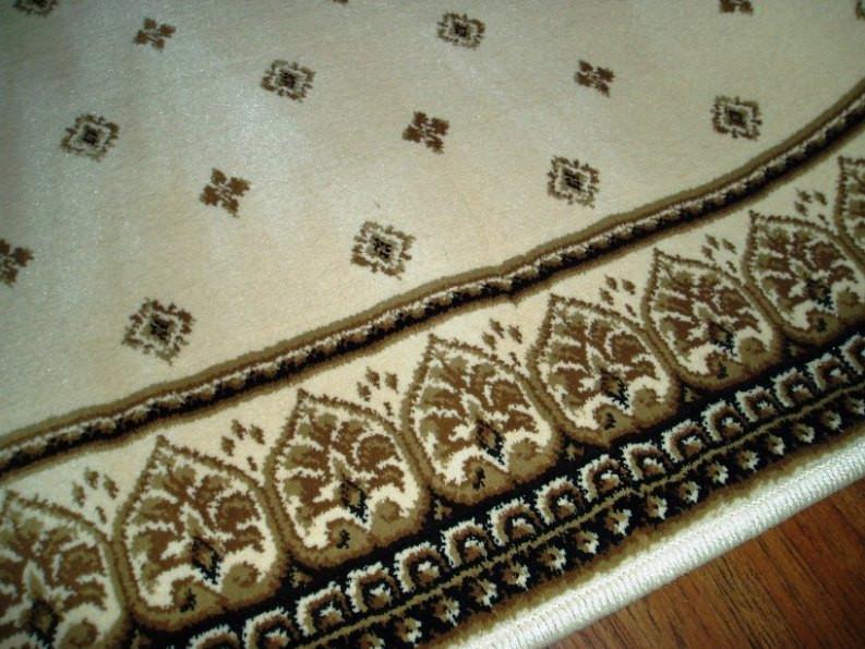 Stair Runner 26 in x 1 ft Dimensions Fleur Ivory Stair Runner 4338.14C- 26 Sold By the Foot