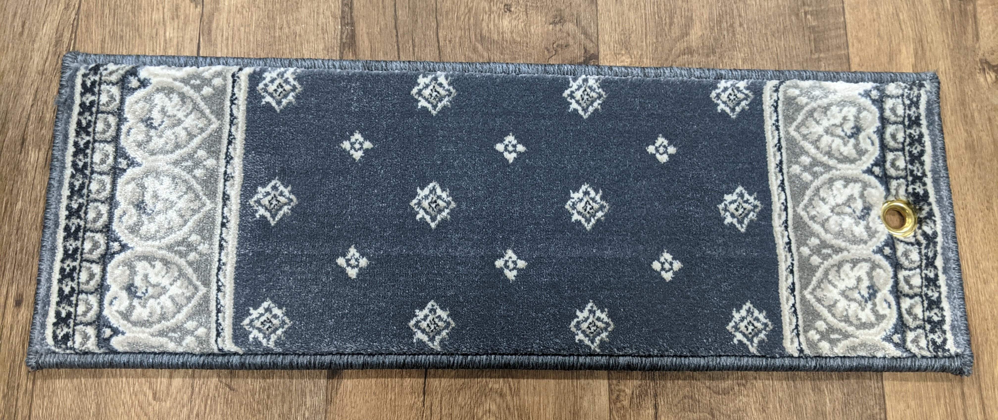 Central Oriental Stair Runner Radiance Blue Stair Runner 2848SH 26 and 33 In Sold By the Foot