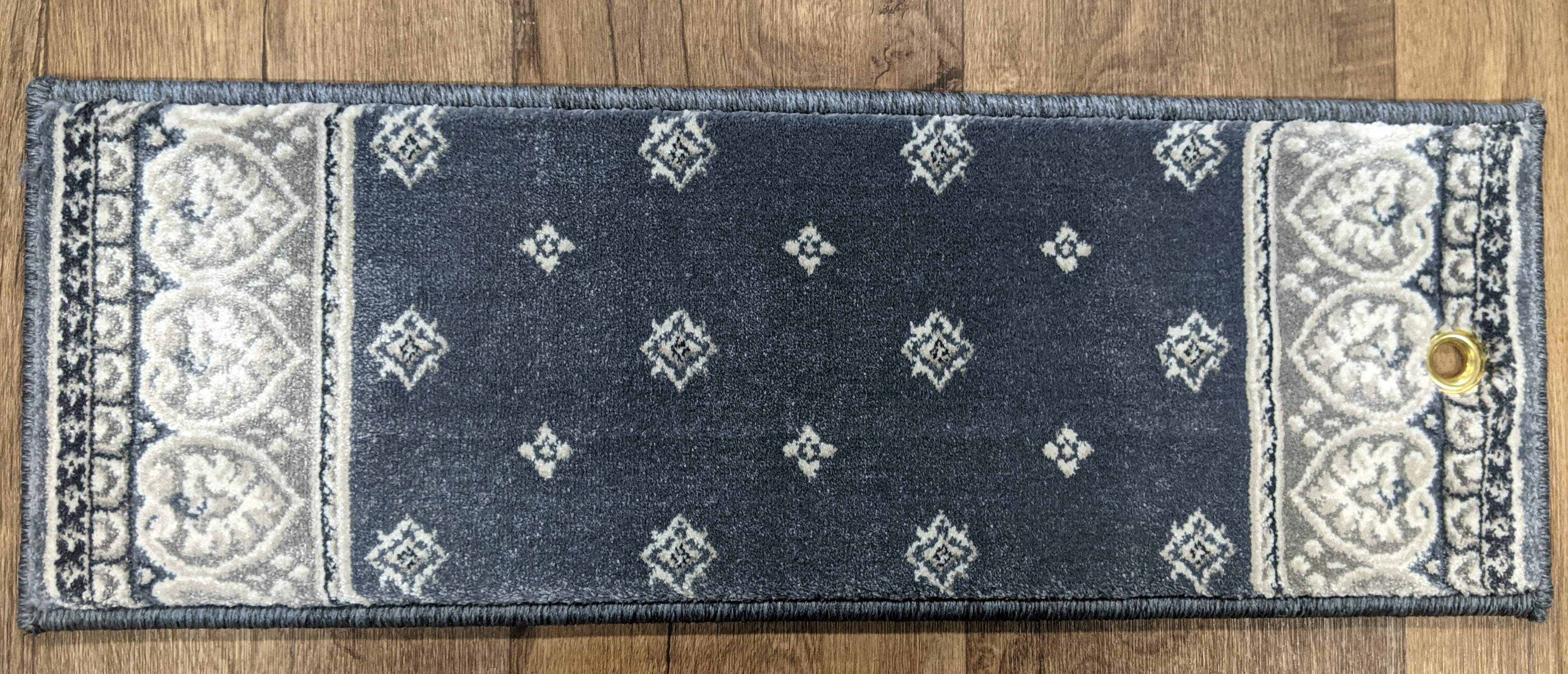 Central Oriental Stair Runner Radiance Blue Stair Runner 2848SH 26 and 33 In Sold By the Foot