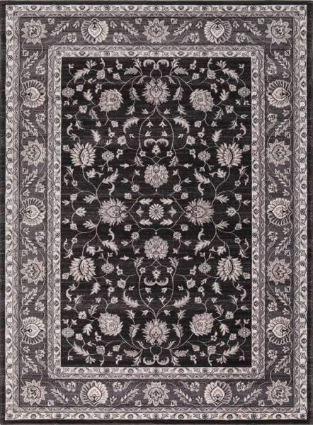 Concord Global Trading Area Rugs Kashan Anthracide Area Rugs 2823 By Concord Global in 6 Sizes