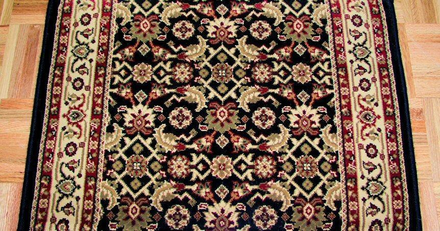 Concord Global Trading Area Rugs Persian Classics 2013 Black Stair Runner and Area Rugs Poly Turkey
