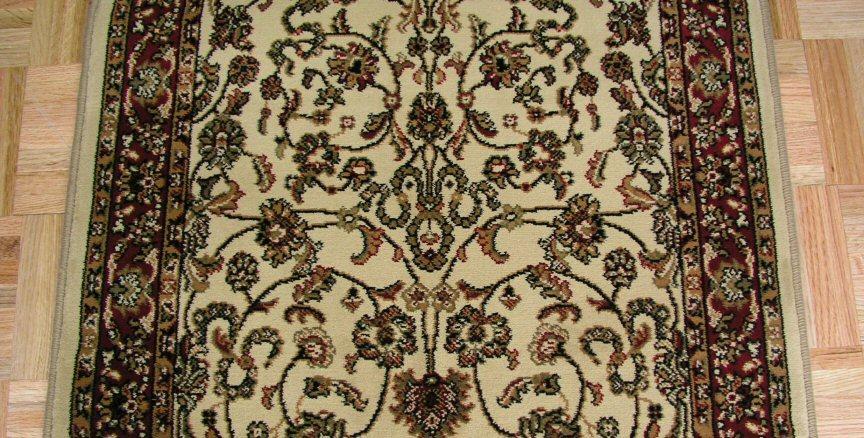 Concord Global Trading Area Rugs Persian Classics 2022 Ivory-Red Stair Runner and Area Rugs Poly Turkey