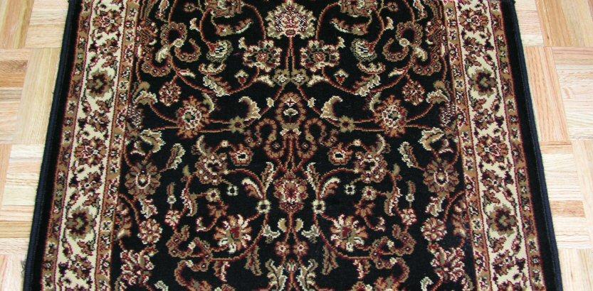 Concord Global Trading Area Rugs Persian Classics 2023 Black Stair Runner and Area Rugs Poly Turkey