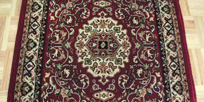 Concord Global Trading Area Rugs Persian Classics 2030 Red Stair Runner and Area Rugs Poly Turkey