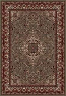 Concord Global Trading Area Rugs Persian Classics 2035 Green Stair Runner and Area Rugs Poly Turkey