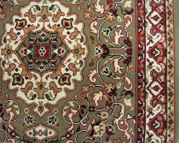 Concord Global Trading Area Rugs Persian Classics 2035 Green Stair Runner and Area Rugs  Poly Turkey