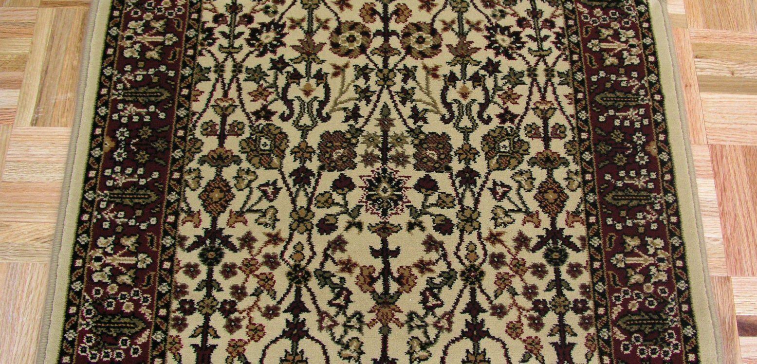 Concord Global Trading Area Rugs Persian Classics 2052 Ivory-Red Stair Runner and Area Rugs Poly Turkey