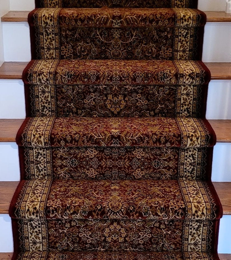 Concord Global Trading Area Rugs Persian Classics 2090 Red Stair Runner and Area Rugs  Poly Turkey