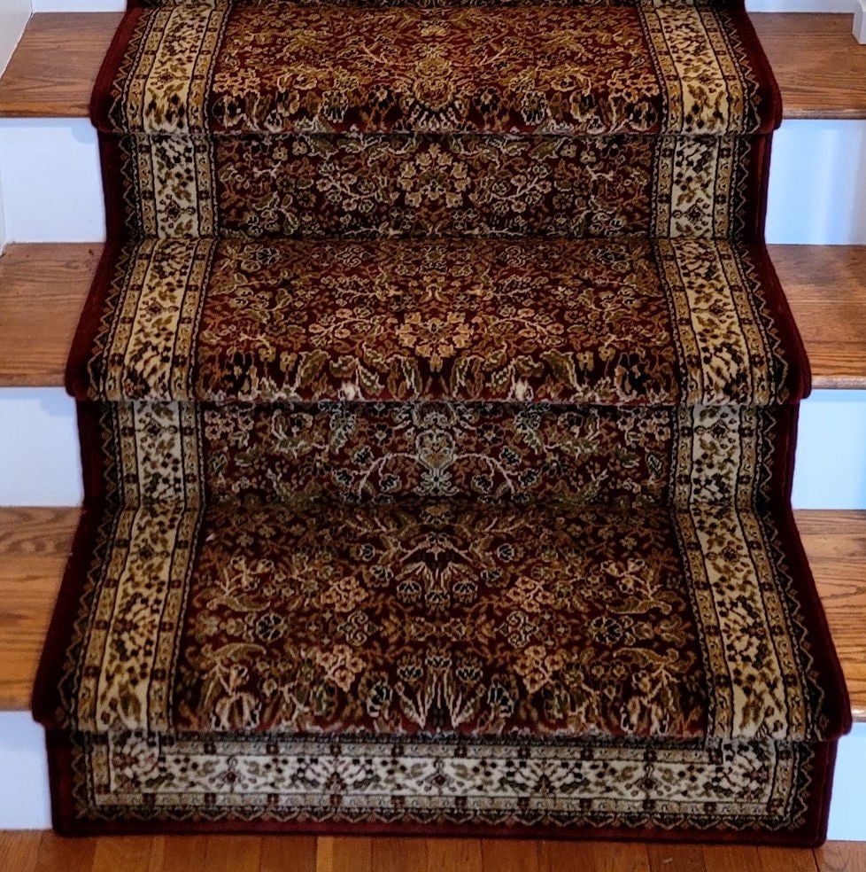 Concord Global Trading Area Rugs Persian Classics 2090 Red Stair Runner and Area Rugs Poly Turkey