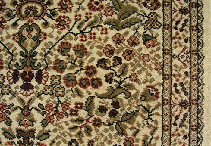 Concord Global Trading Area Rugs Persian Classics 2092 Ivory Stair Runner and Area Rugs Poly Turkey