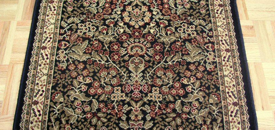Concord Global Trading Area Rugs Persian Classics 2093 Black Stair Runner and Area Rugs Poly Turkey