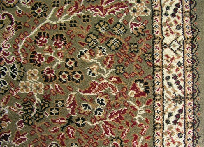 Concord Global Trading Area Rugs Persian Classics 2095 Green Stair Runner and Area Rugs Poly Turkey