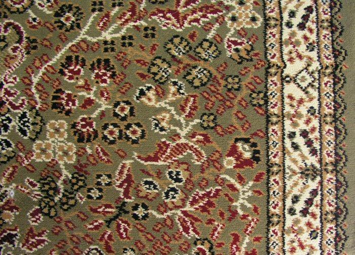 Concord Global Trading Area Rugs Persian Classics 2095 Green Stair Runner and Area Rugs  Poly Turkey