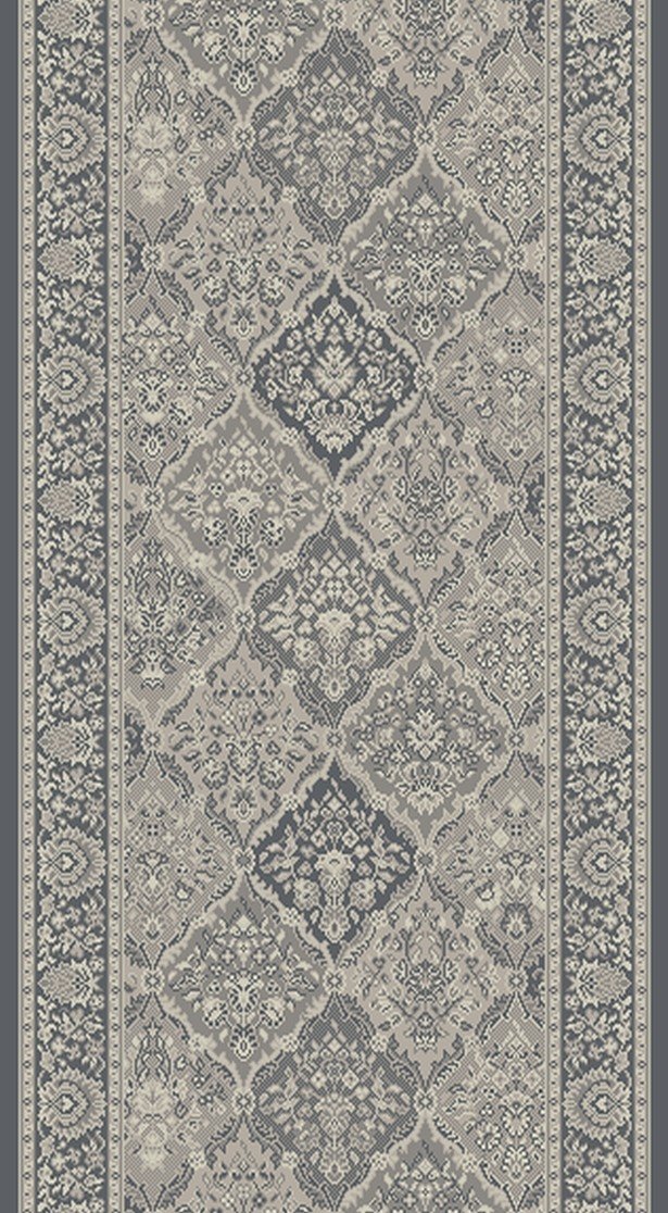Provinicia Panel Grey Stair Runners 2786 By Rug Depot 8 Sizes Nashua