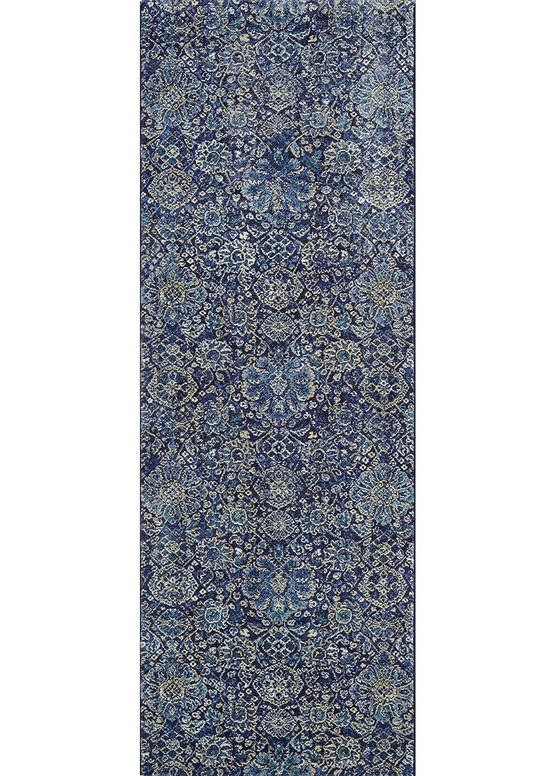 Couristan Area Rugs Easton Area Rugs 6335-3151 Navy in 43 Sizes and Unique Shapes