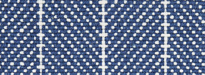 Couristan Stair Runners Canterbury 6359-0008 Blue Herringbone Wool Assorted Products