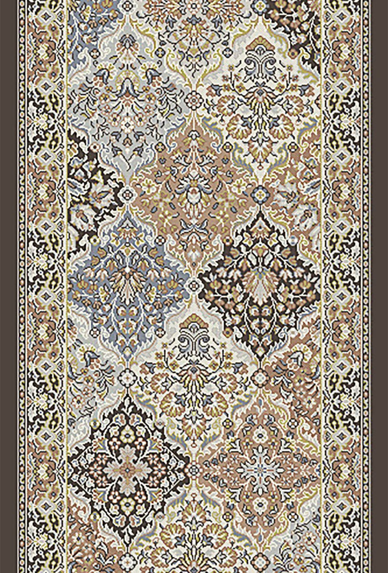 Dynamic Area Rugs Ancient Garden Area Rugs 57008-3235 Brown  Poly 17 Sizes Belgium