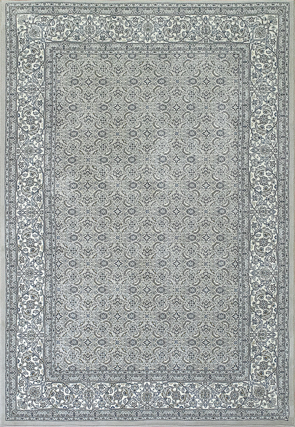 Dynamic Area Rugs Ancient Garden Area Rugs 57011-9666 Soft Grey 100% Poly Belgium 13 Sizes
