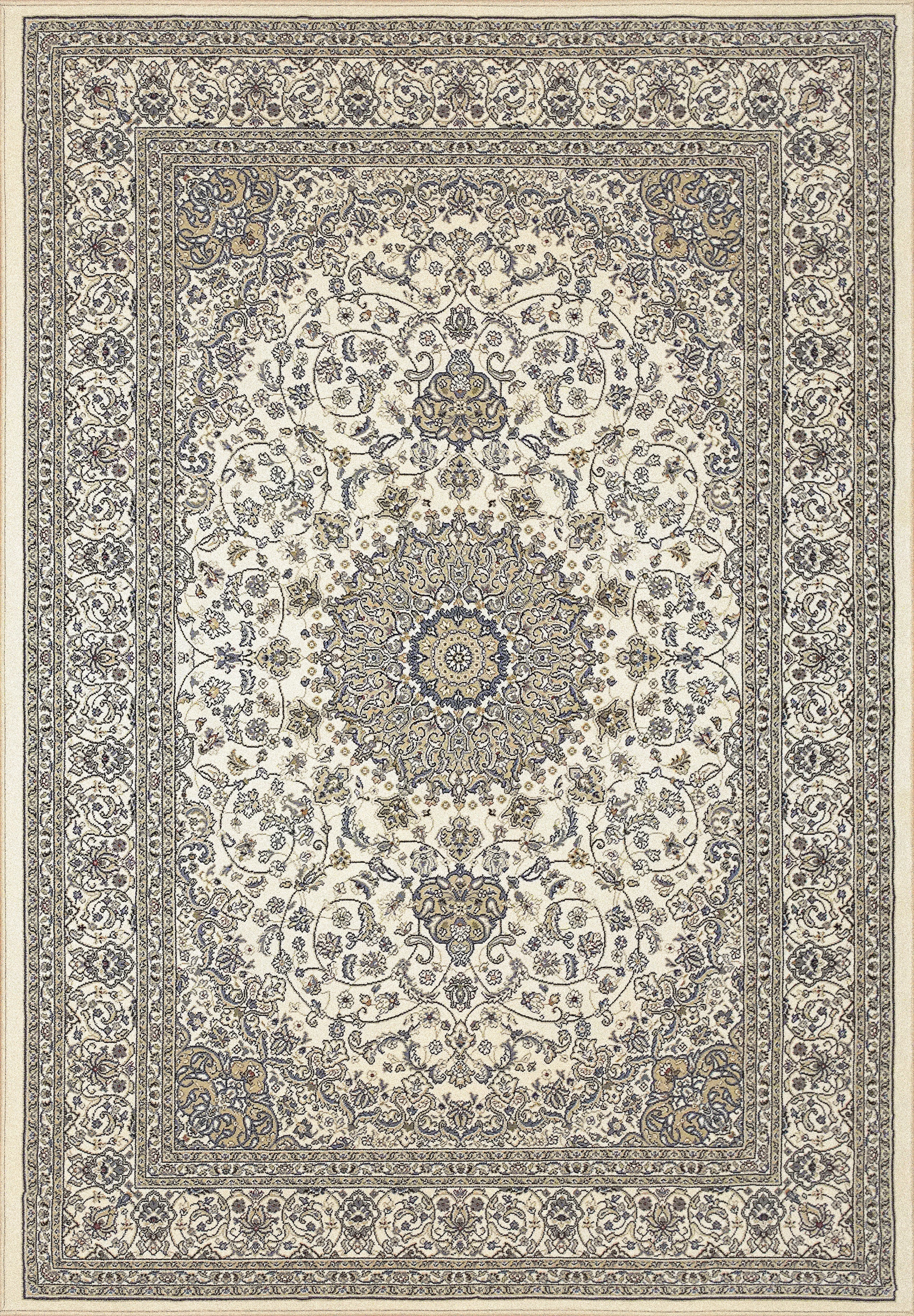 Dynamic Area Rugs Ancient Garden Area Rugs 57119-6464 Ivory 100% Poly Belgium 17 Sizes