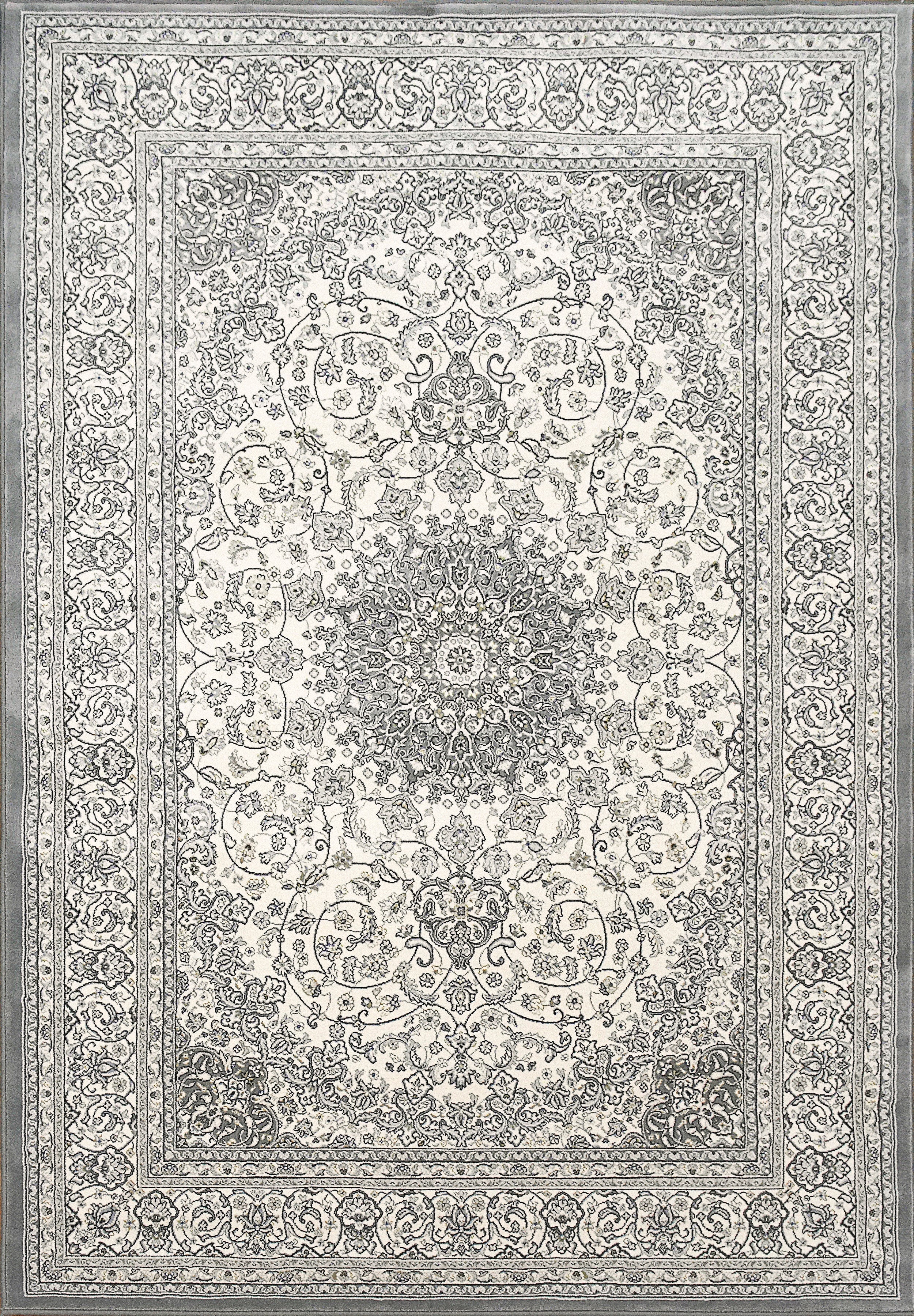 Dynamic Area Rugs Ancient Garden Area Rugs 57119-6656 Ivory 100% Poly Belgium 17 Sizes