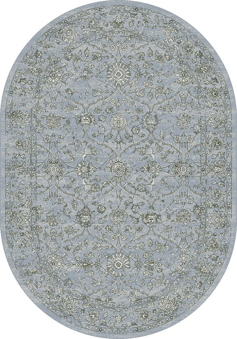 Dynamic Area Rugs Ancient Garden Area Rugs 57136-4646 Blue 100% Poly Belgium 17 Sizes