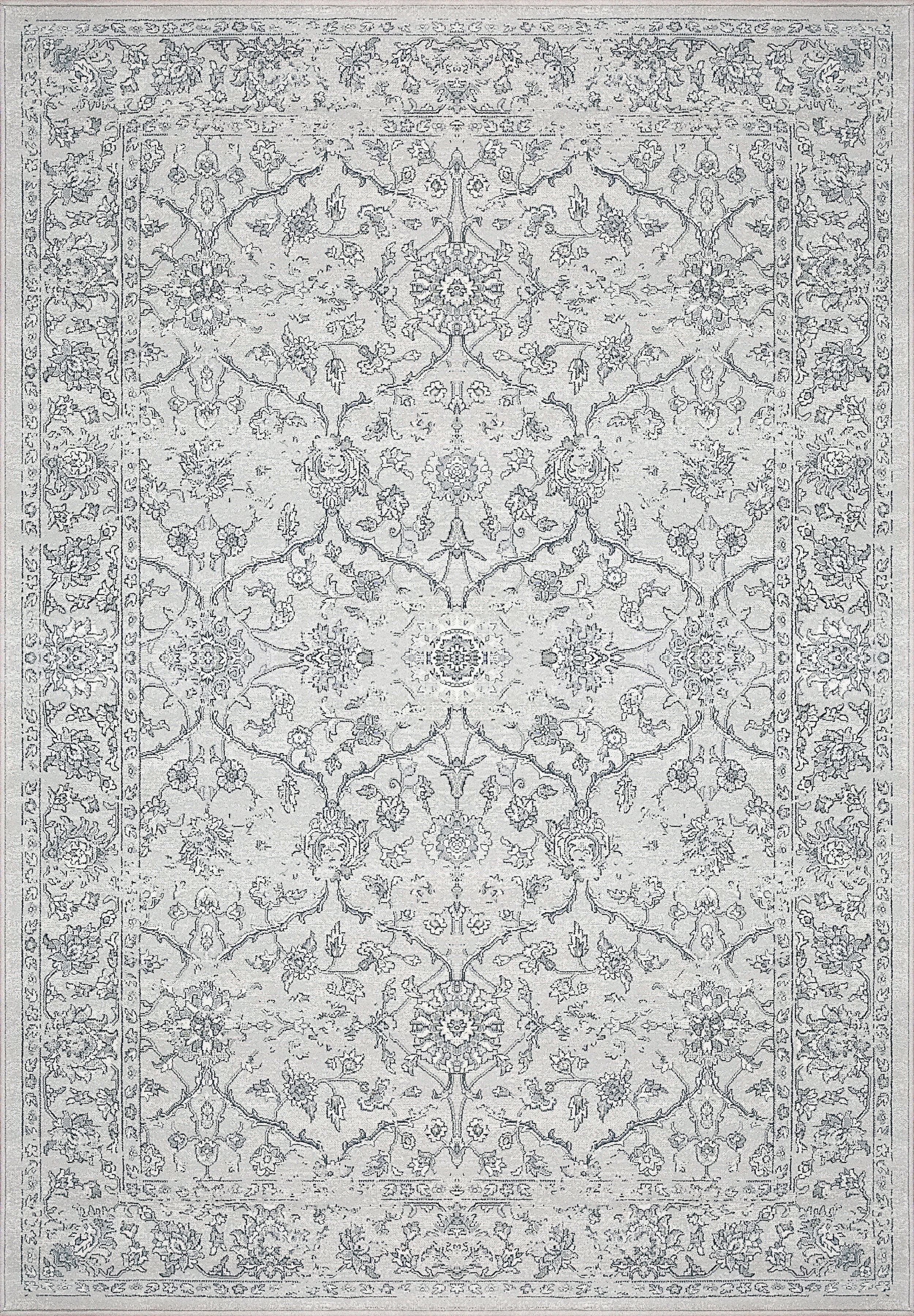 Dynamic Area Rugs Ancient Garden Area Rugs 57136-9696 Grey 100% Poly Belgium 17 Sizes