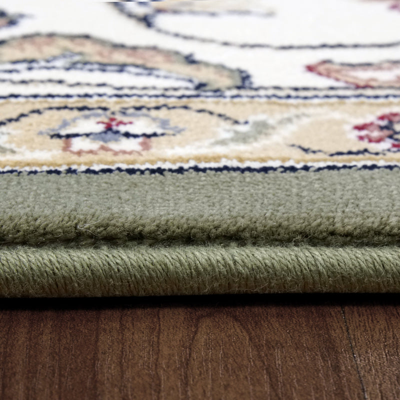 Dynamic Area Rugs Ancient Garden Area Rugs 57365-4464 Green 100% Poly Belgium 14 Sizes