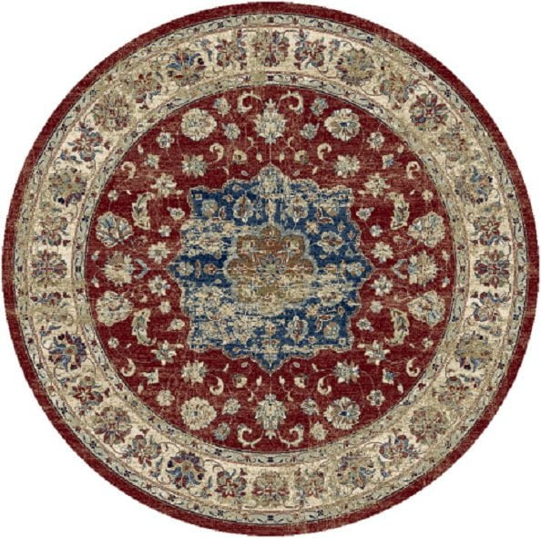 Dynamic Area Rugs Ancient Garden Area Rugs 57559-1464 Red Poly 12 Sizes Belgium