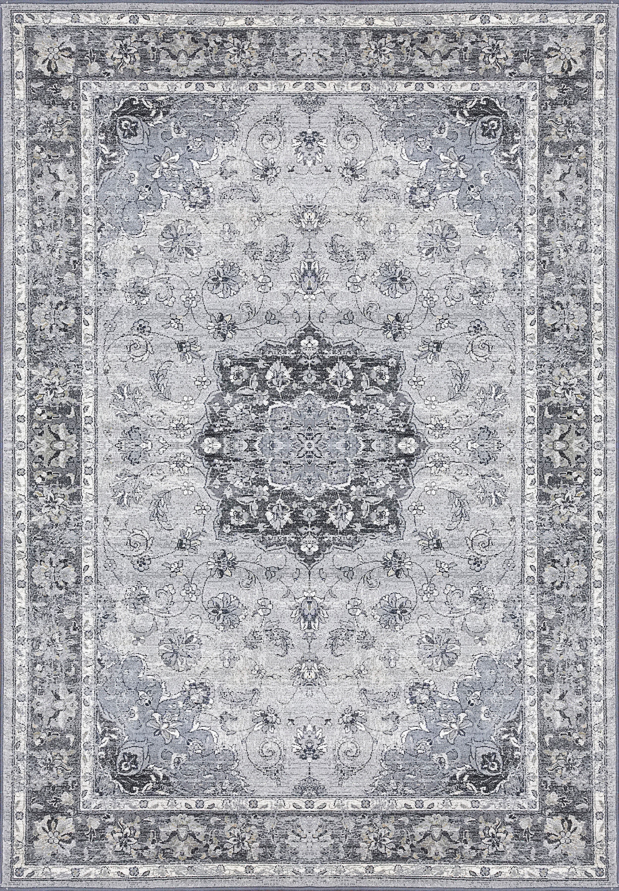 Dynamic Area Rugs Ancient Garden Area Rugs 57559-9656 Grey Poly 12 Sizes Belgium