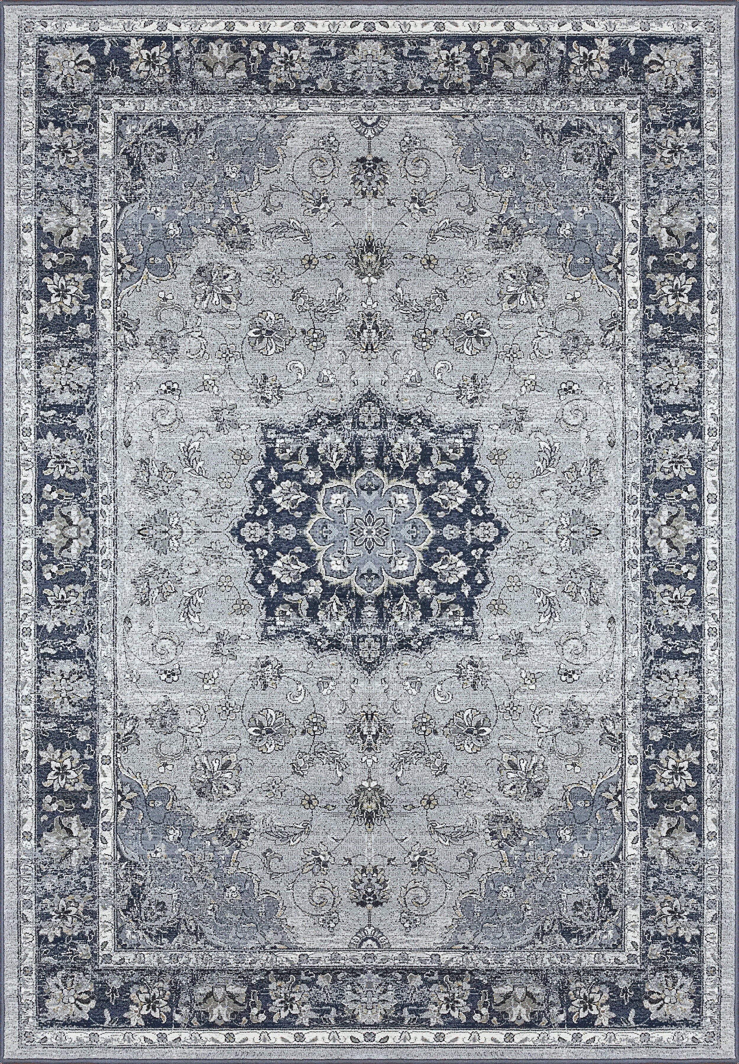Dynamic Area Rugs Ancient Garden Area Rugs 57559-9686 Grey Poly 12 Sizes Belgium