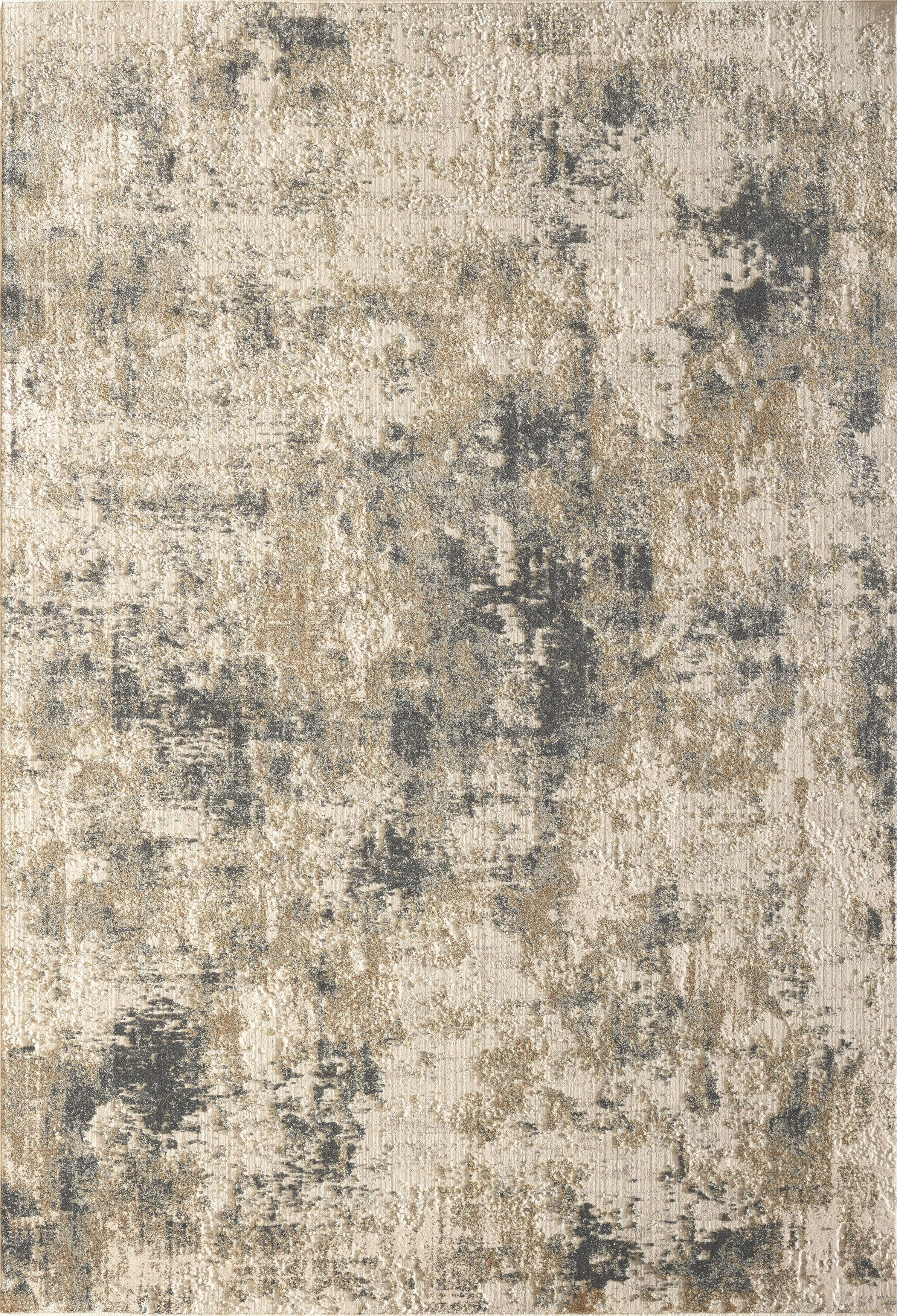 Dynamic Rugs Area Rugs Dynamic Quartz 27031-180 Ivory/Gold/Grey Viscose/Polyester 53 Sizes Available