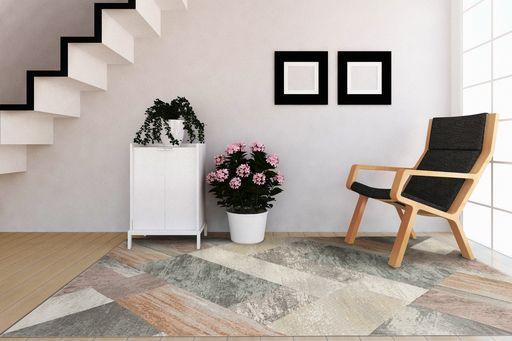 Dynamic Rugs Area Rugs Eclipse Area Rugs 63484-3747 Grey Unique Area Rug Shapes 37 Sizes