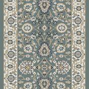 Dynamic Rugs Stair Runners Yazd 2803-150 Teal Stair Runner and Matching Area Rugs