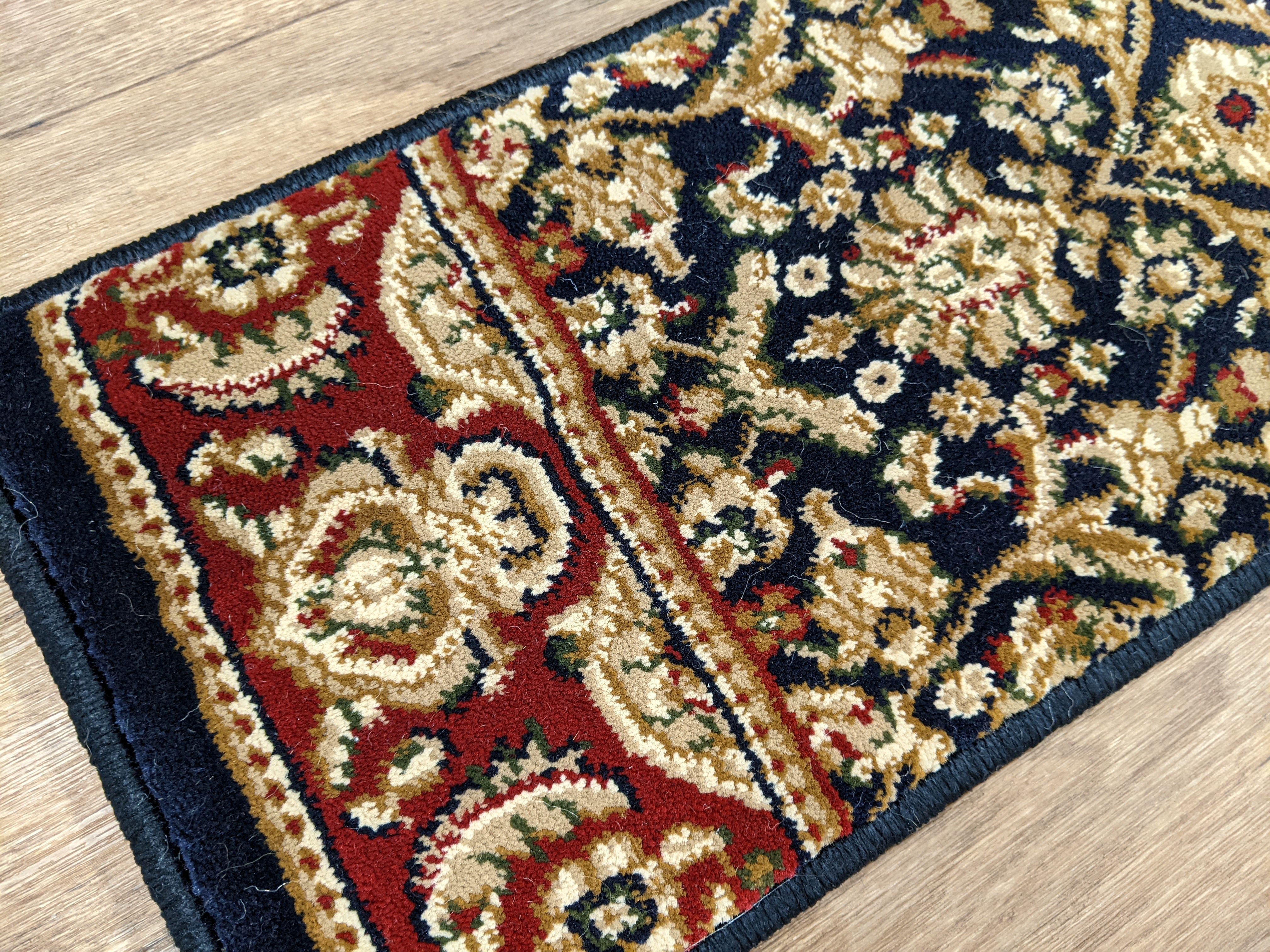 Dynamic Rugs Stair Treads Legacy Navy Stair Treads 58004-530 26in x 9in Sold Individually