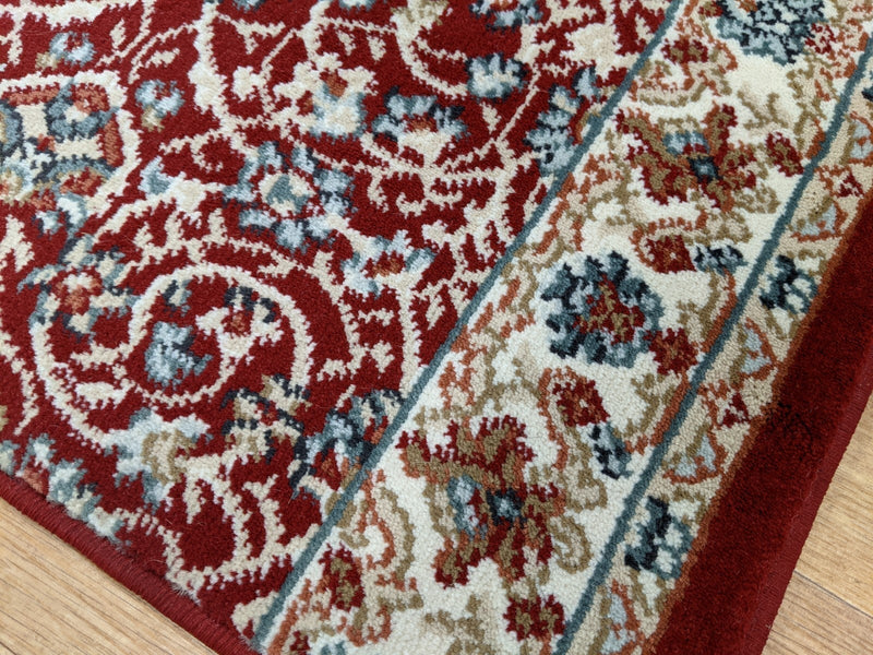Dynamic Rugs Stair Treads Melody Stair Runner and Stair Treads  Red 985022-339 By Dynamic Rugs