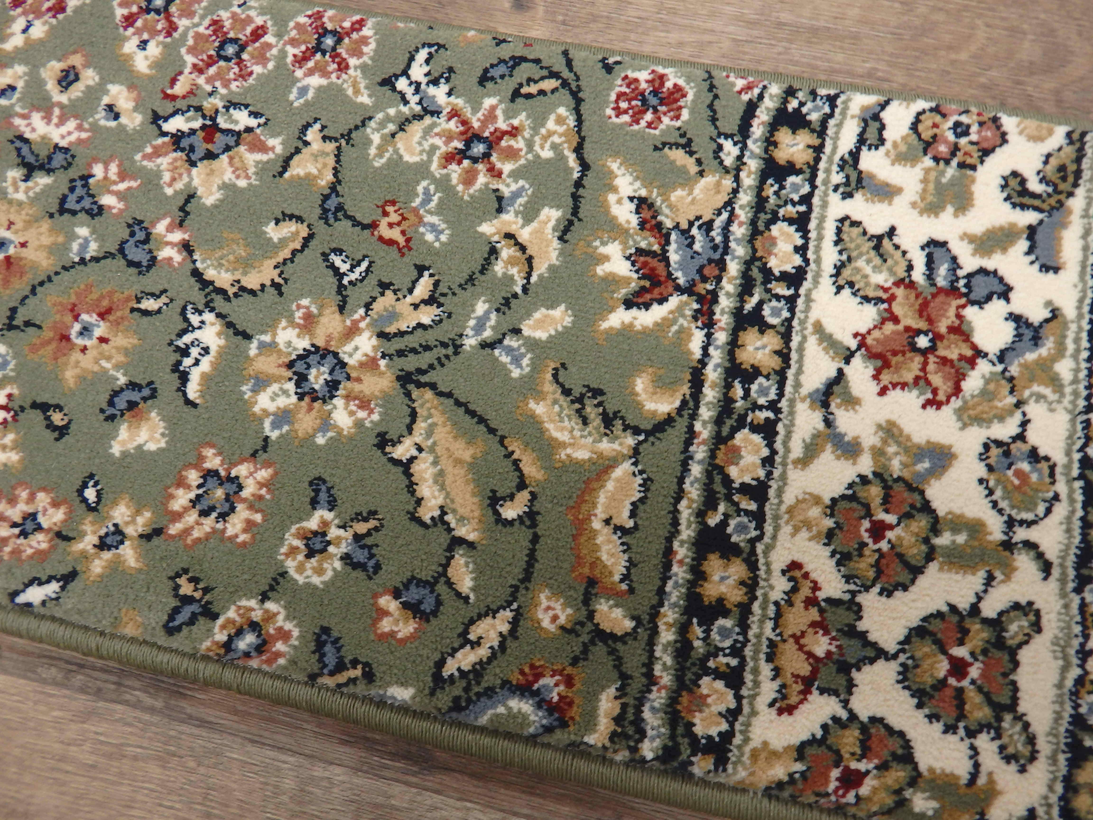 Stair Treads By Dynamic Rugs 57078-4444 Green 26in and 31in By 9in
