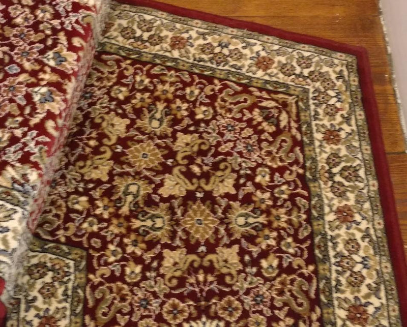 Dynamic Stair Runner Ancient Garden Red Stair Runner 57078-1414 - 26 inch Sold By the Foot
