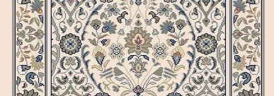 Dynamic Stair Runner Brilliant Beige Stair Runner 7278-101 - 26 and 33 Inch Sold By the Foot