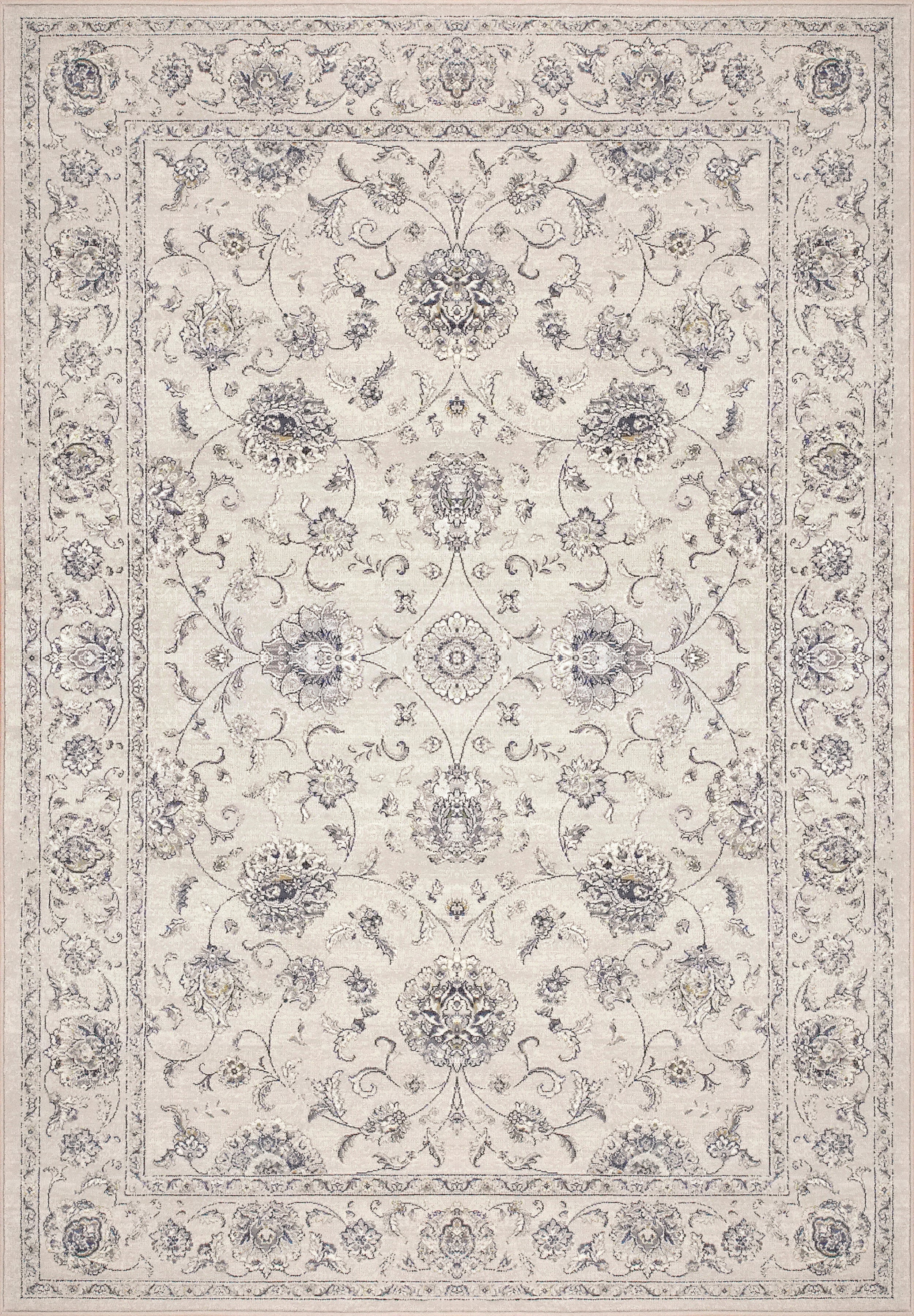 Dynamic Stair Runners Ancient Garden Ivory Stair Runner 57126-6666-26 and 31 inch Sold By the Foot